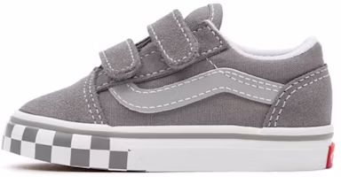 Vans Reflective Sidestripe Old Skool Velcro 'Gray White' VN000D3YAC1 Vans Reflective Sidestripe Old Skool Velcro 'Gray White' VN000D3YAC1