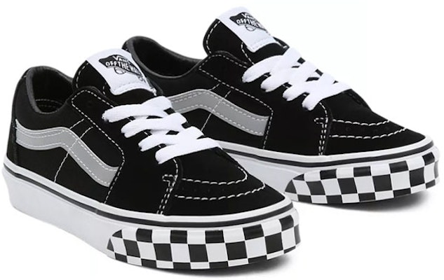 Vans Reflective Sidestripe SK8-Low Sneakers K Black/Gray VN0A7Q5LAC9 Lookbook Vans Reflective Sidestripe SK8-Low Sneakers K Black/Gray VN0A7Q5LAC9