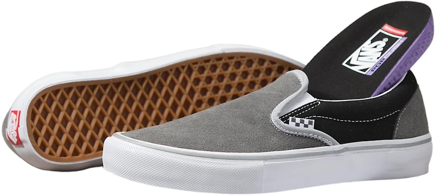 ヴァンズ 反射スリッポン グレー/ブラック VN0A5FCAN42 Shop ヴァンズ 反射スリッポン グレー/ブラック VN0A5FCAN42