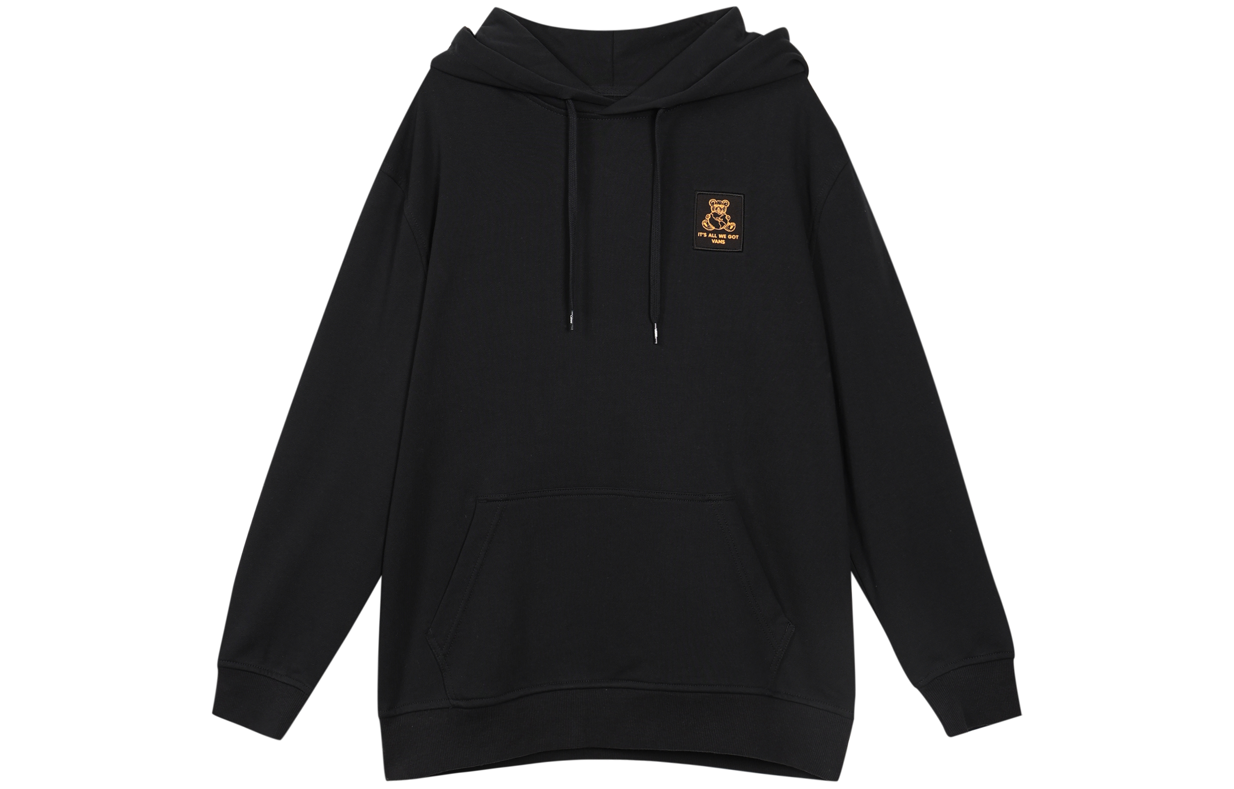 Vans Retro Bear Graphic Pullover Sweatshirt Unisex Couple Style - Black VN0A54M7BLK