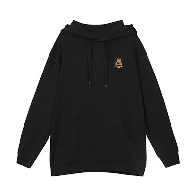 Vans Retro Bear Graphic Pullover Sweatshirt Unisex Couple Style - Black VN0A54M7BLK