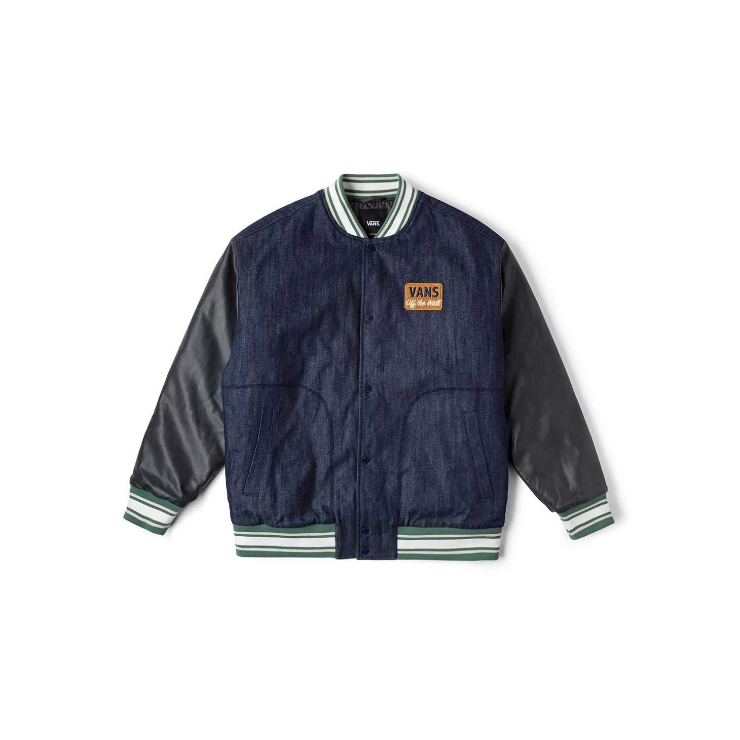 Order Vans 復古休閒男女外套 深藍色 - 經典舒適學院風格 VN000KC0CRF