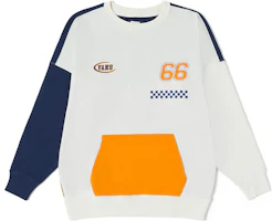 Vans Retro Colorblock Letter Print Crewneck Sweatshirt Unisex Off-White VN0A7YHHFS8 Vans Retro Colorblock Letter Print Crewneck Sweatshirt Unisex Off-White VN0A7YHHFS8