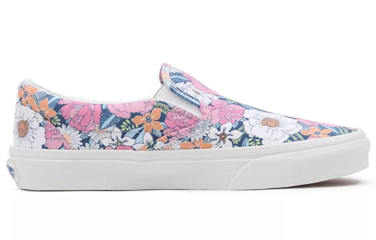 Order ヴァンズ レトロ花柄スリッポン ピンク/ブルー VN0A5JMHB0G