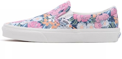 Vans Retro Floral Classic Slip-On 'Pink Blue' VN0A5JMHB0G Vans Retro Floral Classic Slip-On 'Pink Blue' VN0A5JMHB0G