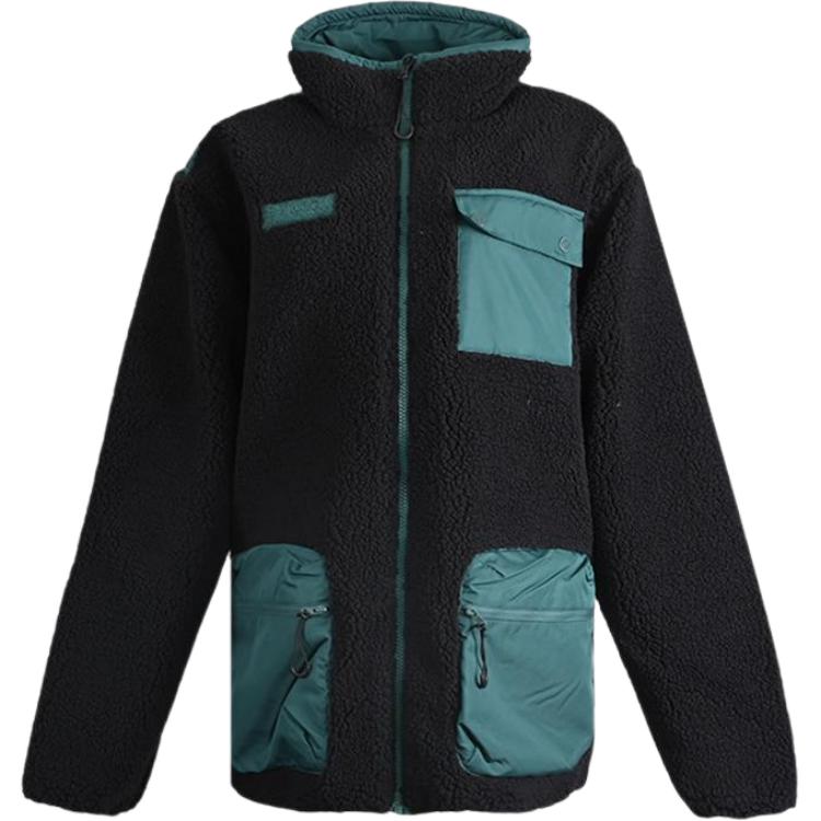 Vans Retro Multi-Pocket Zip-Up Utility Jacket - Unisex Black VN0A7TS2BLK