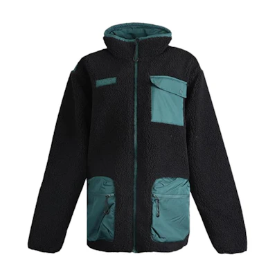 Vans Retro Multi-Pocket Zip-Up Utility Jacket - Unisex Black VN0A7TS2BLK