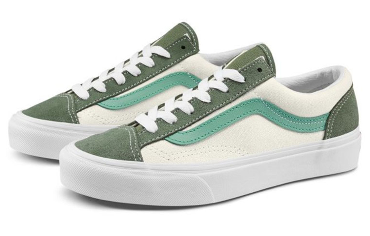 Order Vans レトロスポーツ Style 36 (ホワイト/グリーン) VN0A3DZ3VY0