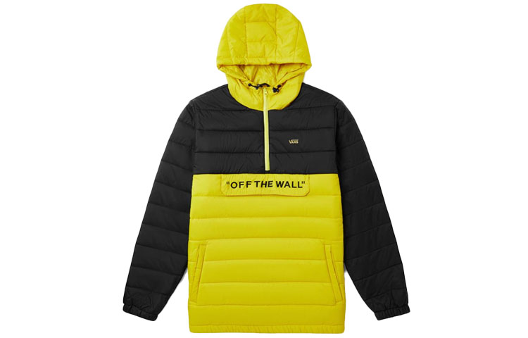 Vans Retro Two-Tone Half-Zip Cotton Jacket Yellow (Unisex) VN0A45B1HBO