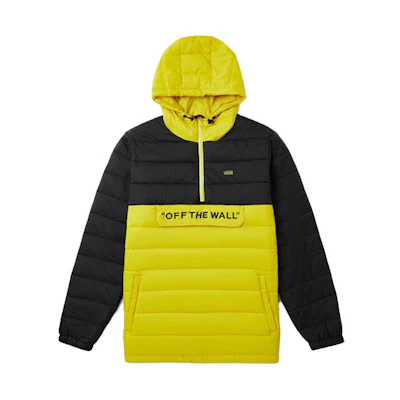 Vans Retro Two-Tone Half-Zip Cotton Jacket Yellow (Unisex) VN0A45B1HBO