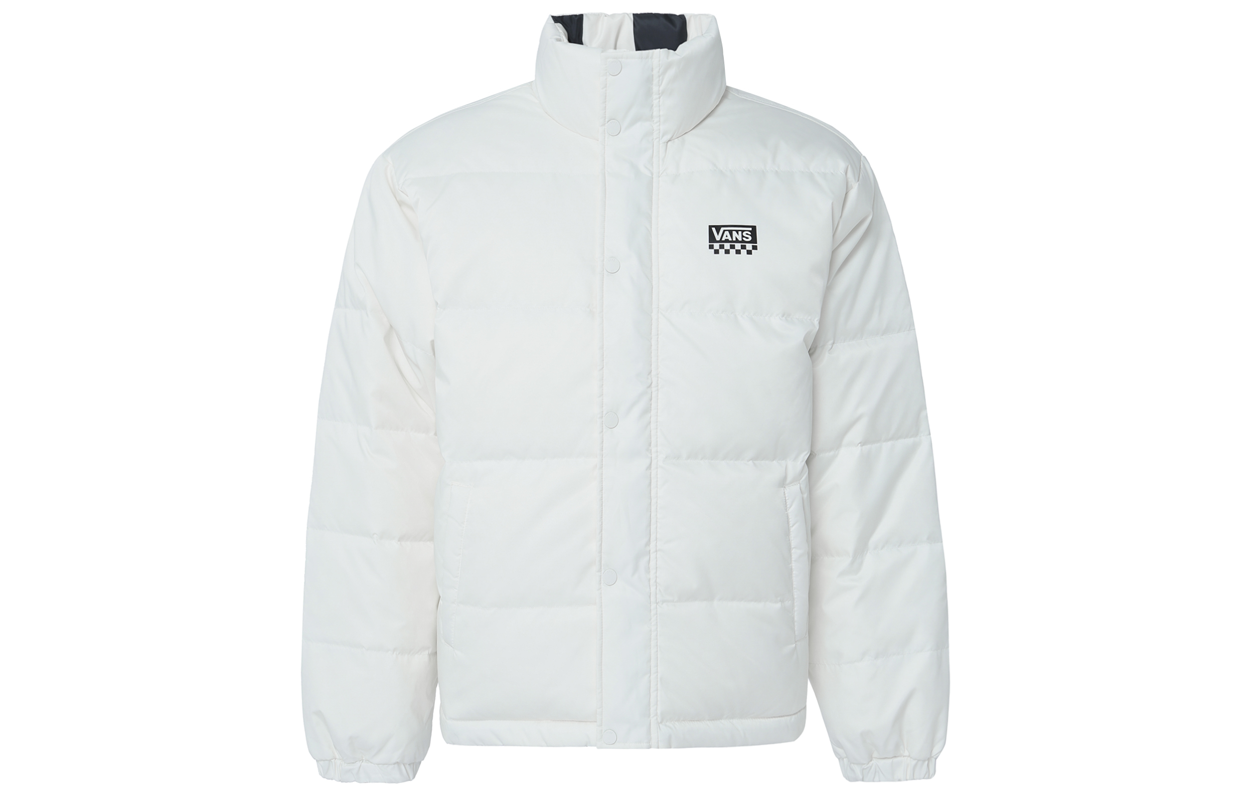 Vans Reversible Checkered Down Jacket Unisex Off-White VN000H0QFS8