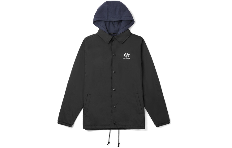 Vans Riley Black Hooded Coach Jacket VN0A4MQVTSZ