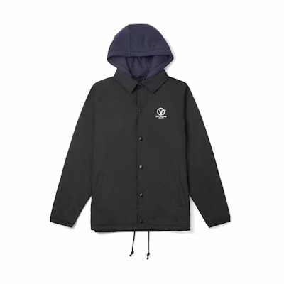Vans Riley Black Hooded Coach Jacket VN0A4MQVTSZ