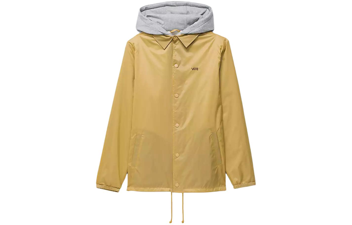 Vans Riley Yellow Colorblock Hooded Jacket Men’s Long Sleeve Outerwear VN0A3HOUD19