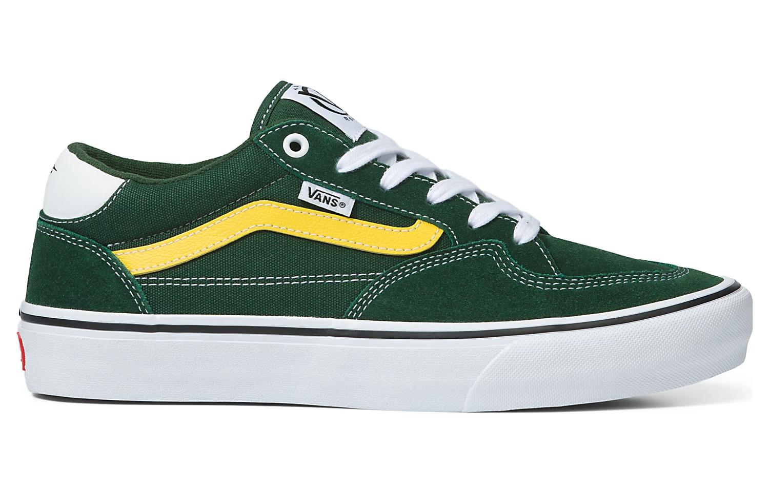 Order Vans Rowan 潮流休閒 防滑耐磨 低筒 滑板鞋 男女同款 綠白黃