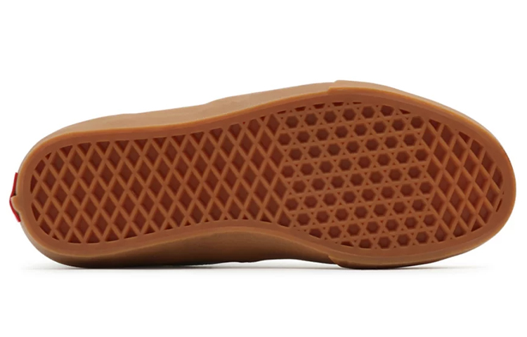 Shop Vans Rowan 休閒 低幫 板鞋 男女同款 灰棕色