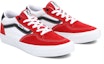 Lookbook Vans Rowan Low Top Kasut Skate Santai Unisex Merah Putih VN0A5JIC458