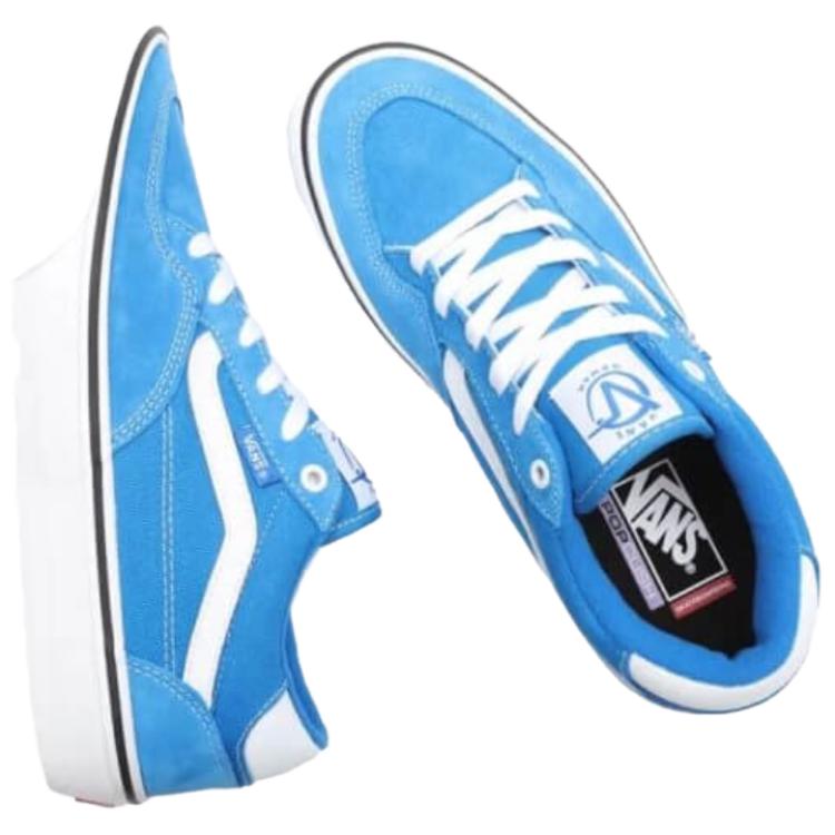 Shop Vans Rowan Pro Shoes Blue/White VN0A5HEV3JC
