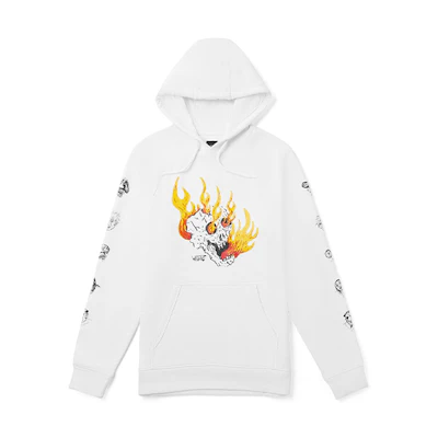 Vans Rowan Zorilla Versa White Hoodie Casual Fleece Pullover Unisex VN0A3HPZYKV