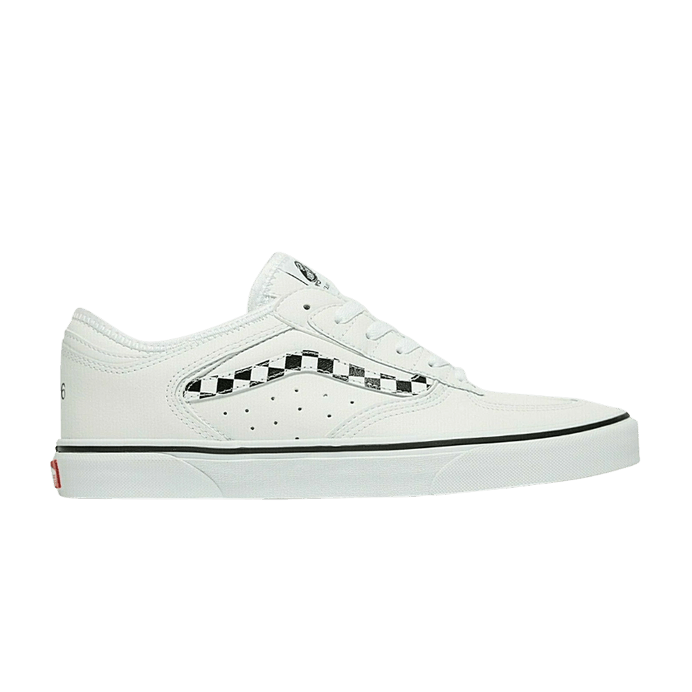 Vans Rowley Classic 'Checkerboard Sidestripe - White Black' VN0A4BTTTY1