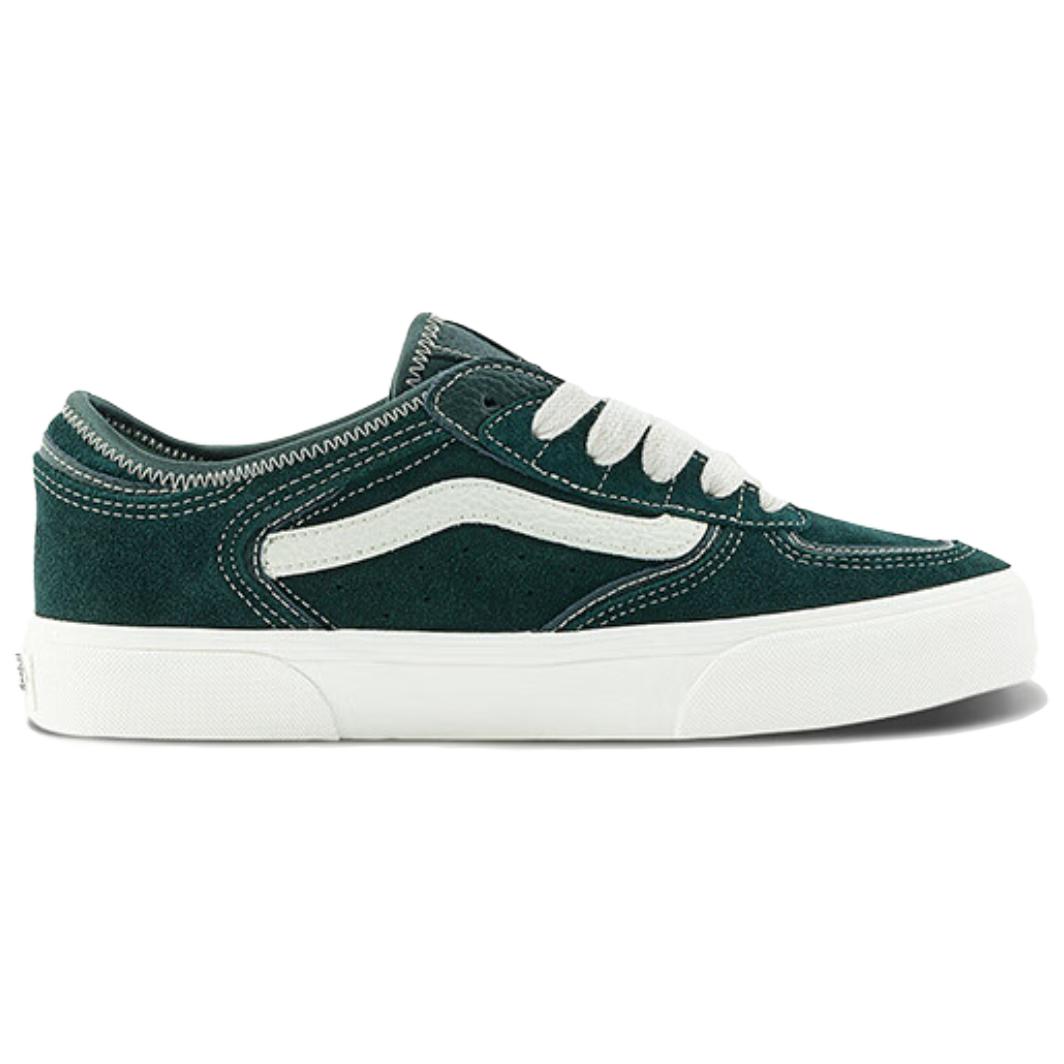 Lookbook Vans UA Rowley Classic 皮革 舒適 休閒 防滑耐磨 低筒 滑板鞋 男女款 綠色