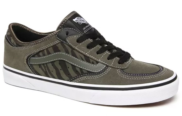 Lookbook Vans Rowley經典老校園 棕綠色