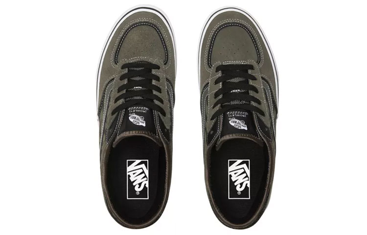 Shop Vans Rowley經典老校園 棕綠色