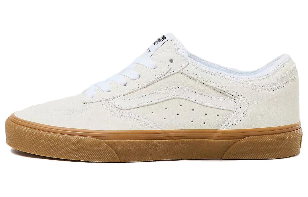 Vans Rowley Suede Low-Top Casual Sneakers Off-White. VN0009QJQJM