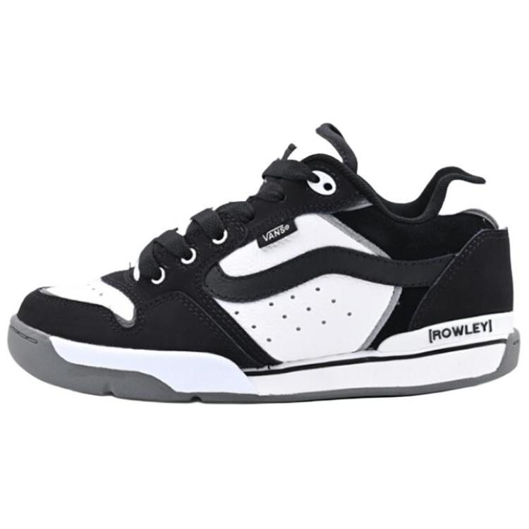 Vans Rowley XLT Low-Top Black White Casual Shoes Durable & Comfortable. VN000MYEBZW