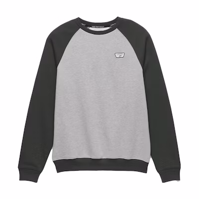 Vans Rutland Crew Sweatshirt Colorblock Unisex Long Sleeve Gray Green VN0A3HQ4CN3
