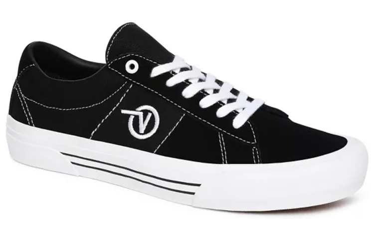 Lookbook Vans Saddle Sid Pro '黑白色' VN0A4BTBY28
