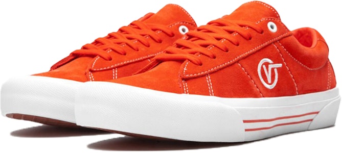 Vans Saddle Sid Pro Skate 輕便透氣 低幫休閒板鞋 紅 Lookbook Vans Saddle Sid Pro Skate 輕便透氣 低幫休閒板鞋 紅