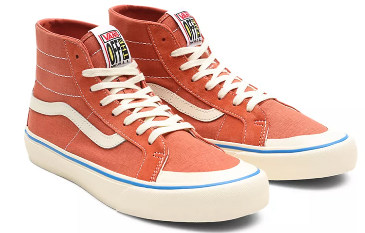 Lookbook 万斯 盐洗 Sk8-hi 138 Decon Sf 橙色 VN0A3MV14UH