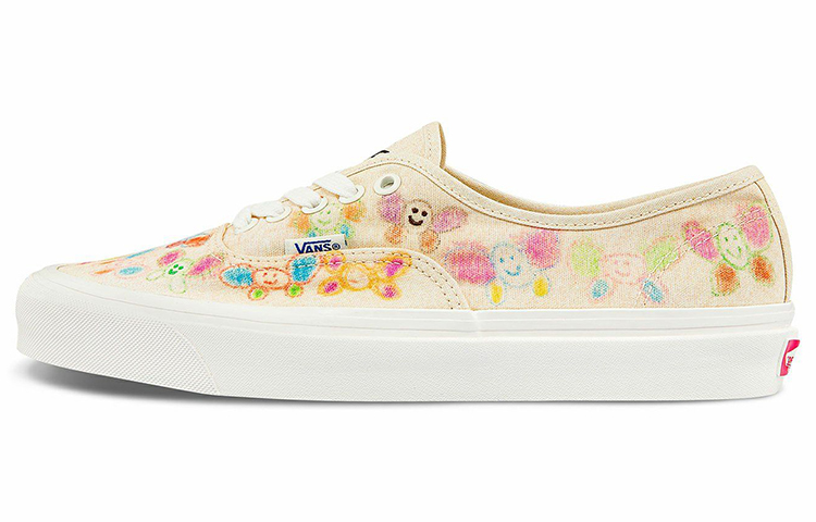 Order Vans Sandy Liang x Authentic 44 DX 'Petal Graffiti' - Kasut Bunga Grafiti VN0A5KX4AXH(S-BOX)