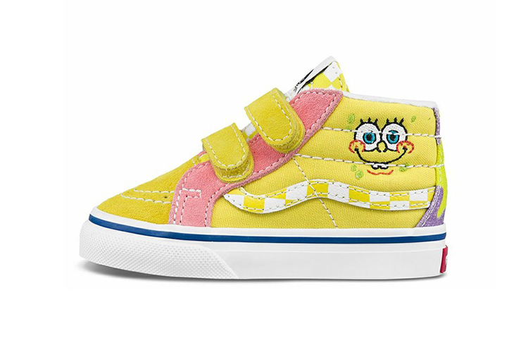 Buy Vans Sandy Liang x SpongeBob x Sk8 MID - Kuning/ 'Merah Muda' VN0A5DXD9ES