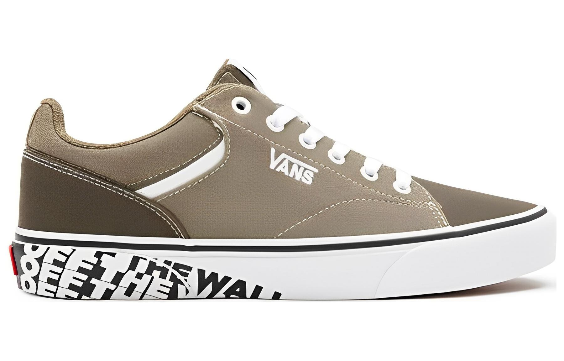 Order Vans Seldan 休閒 低幫 板鞋 男女同款 淺棕