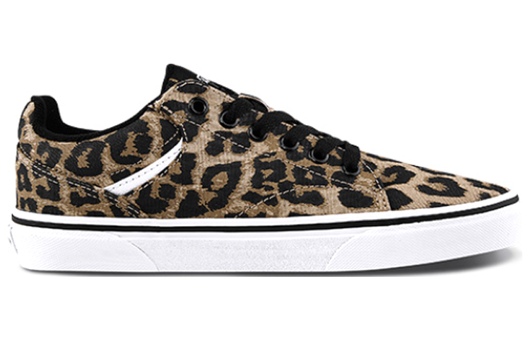 Order Vans Seldan 豹紋 低幫 板鞋 女款 黑棕