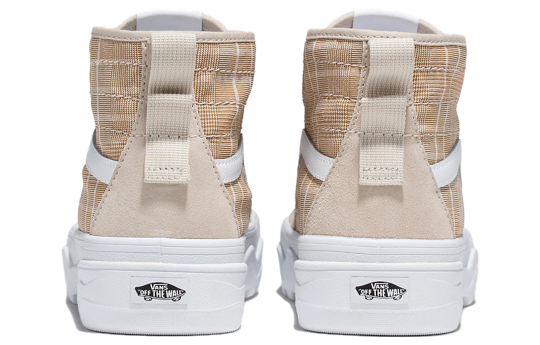 Lookbook 반스 센트리 스케이트하이 체크 (카키) VN0A5KY5BLL