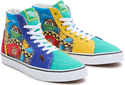 Vans Barrio Sésamo x Sk8-Hi 'Servicio de Taxi de Oscar' VN000D5IBMB Lookbook Vans Barrio Sésamo x Sk8-Hi 'Servicio de Taxi de Oscar' VN000D5IBMB