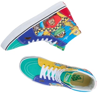 Vans Barrio Sésamo x Sk8-Hi 'Servicio de Taxi de Oscar' VN000D5IBMB Shop Vans Barrio Sésamo x Sk8-Hi 'Servicio de Taxi de Oscar' VN000D5IBMB