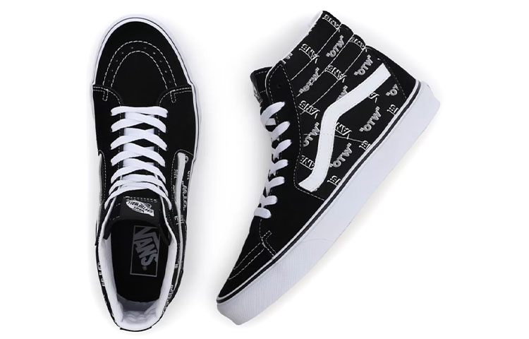 Shop Vans SK8 HI 休閒 高筒 滑板鞋 女款 黑