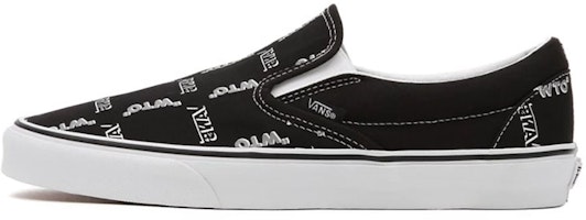 Vans Shadow Vans Classic Slip-On Skate Shoes Black/White VN0A5JMHB0H Vans Shadow Vans Classic Slip-On Skate Shoes Black/White VN0A5JMHB0H
