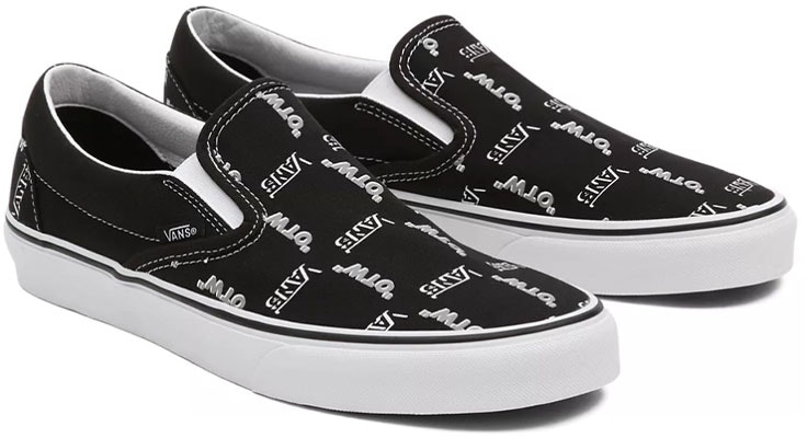 Vans Shadow Vans Classic Slip-On Skate Shoes Black/White VN0A5JMHB0H Lookbook Vans Shadow Vans Classic Slip-On Skate Shoes Black/White VN0A5JMHB0H