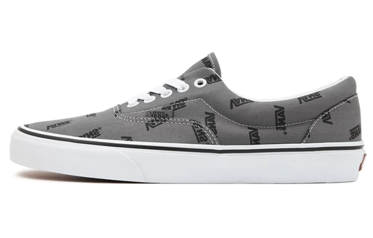 Buy Vans Era 透氣輕便防滑 低幫休閒板鞋 男女同款 灰