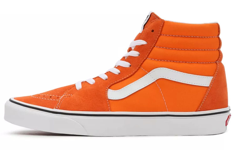 Buy Vans Sk8-Hi 高筒休閒滑板鞋 男女共款 橙白