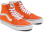 Lookbook Vans Sk8-Hi 高筒休閒滑板鞋 男女共款 橙白