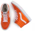 Shop Vans Sk8-Hi 高筒休閒滑板鞋 男女共款 橙白