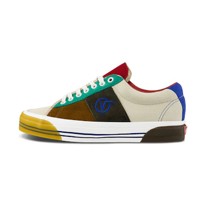 Vans Og Sid Lx Retro Casual Skateboarding Shoes Unisex Multi-Color Splicing