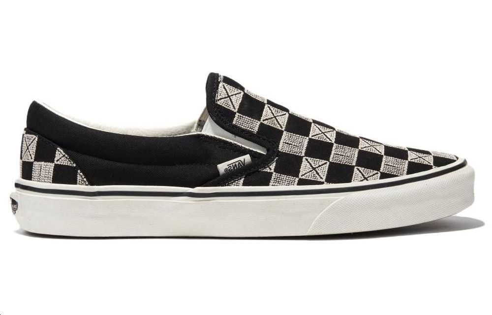 Order Vans经典款棋盘格懒人鞋‘灰黑’ VN000BVZCJJ