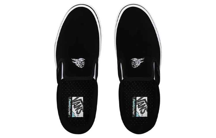 Shop Vans Sixty Sixers Comfycush Slip-On Noir VN0A3WMD1T4